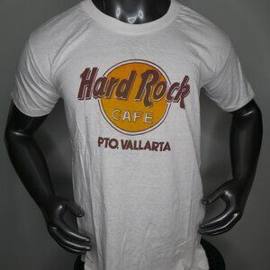 Vintage 90s Hard Rock Cafe Puerto Vallarta TShirt XXXL 46